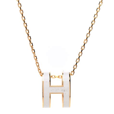 fake hermes gold h necklace|hermes jewellery necklace.